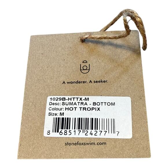 NEW Stone Fox Swim Women’s Medium Sumatra Bikini Bottom NWT - Picture 3 of 4